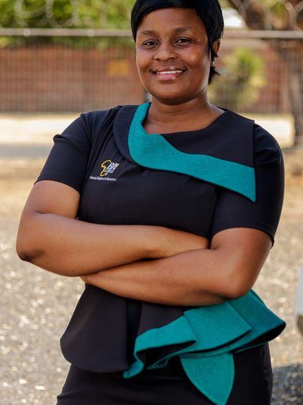 A member of the BaAfrica team in company uniform