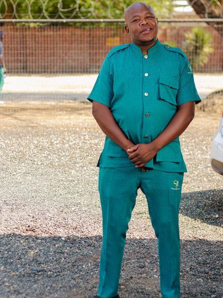 A member of the BaAfrica team in company uniform
