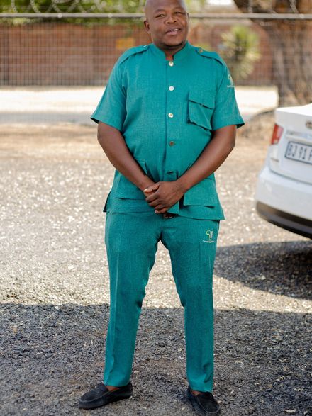 A member of the BaAfrica team in company uniform