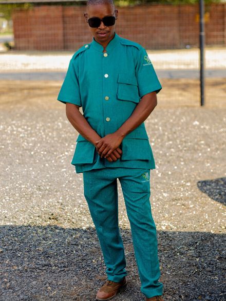 A member of the BaAfrica team in company uniform